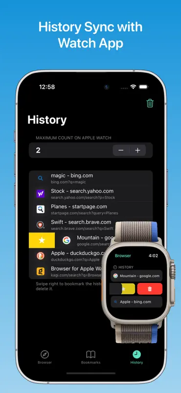 Browser for Watch screenshot 4 of 5
