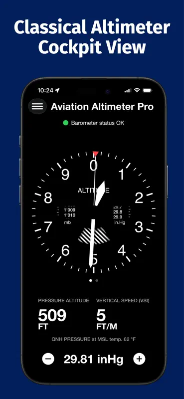 Aviation Altimeter Pro screenshot 3 of 9