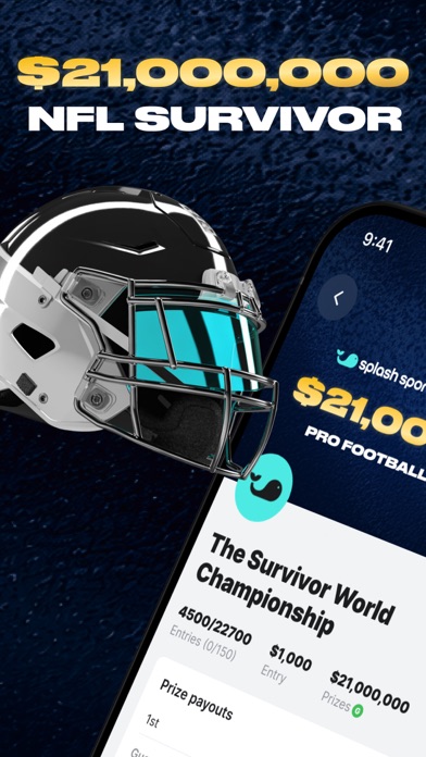 Splash Sports | Survivor & DFS app screenshot