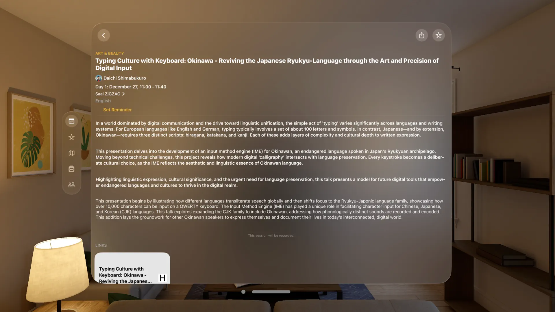 Congress - 38C3 screenshot 2