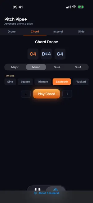 SUS4 Pitch Pipe: Starting Note screenshot 3