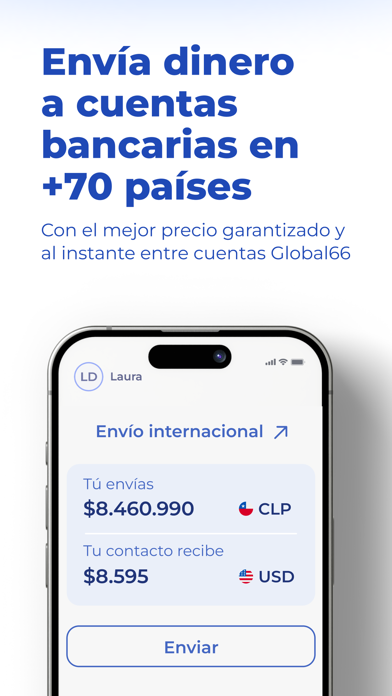Screenshot #2 pour Global66: paga, envía y más