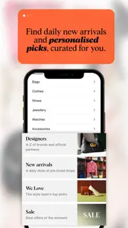 vestiaire collective iphone screenshot 2