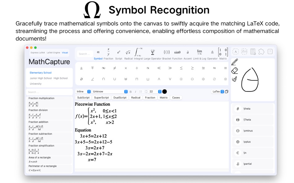 #10. MathCapture - Equation Editor (macOS) โดย: 宇 凌
