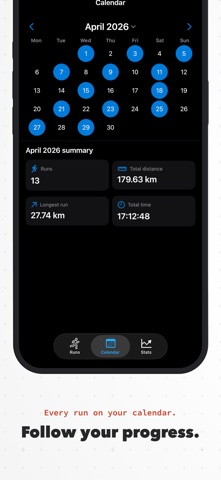 RunFold - Run Tracker & Log iPhone screenshot