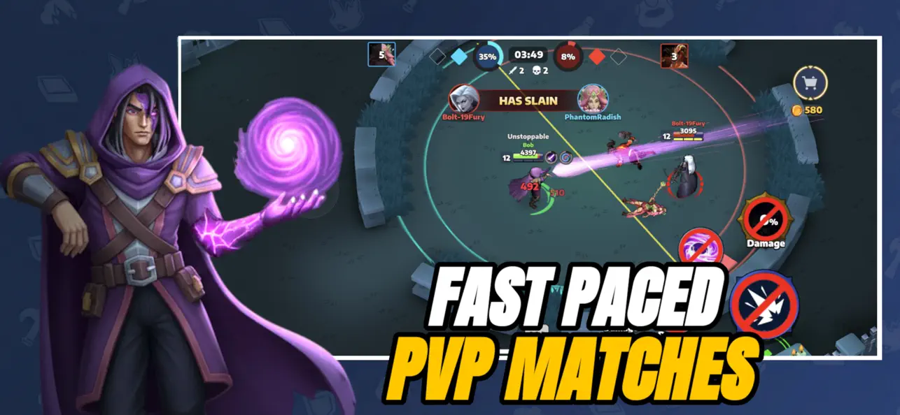 #1. Blitz of Battle: 2v2 MOBA (iOS) Ved: Sanam Games