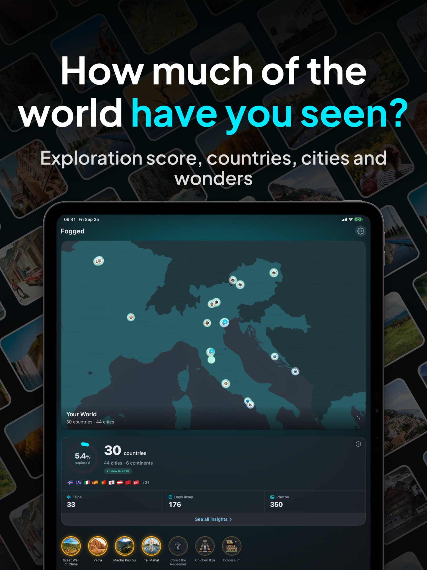 Fogged: Travel Photo Map screenshot 10