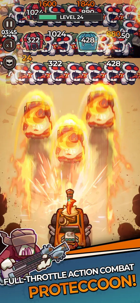 Proteccoon : Tower Defense iOS Mod IPA screenshot 1 - iOS game interface