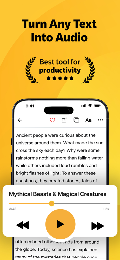Listenify: Text to Speech AI screenshot 1