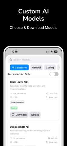 aiME - Offline AI / Local AI iPhone screenshot