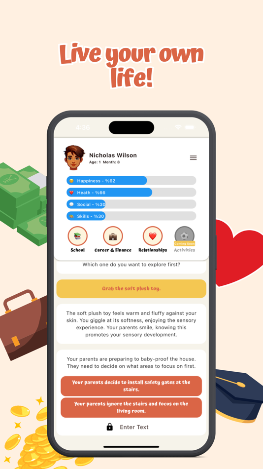 #1. Infinite Life Simulation (iOS) โดย: bugrahan senturk