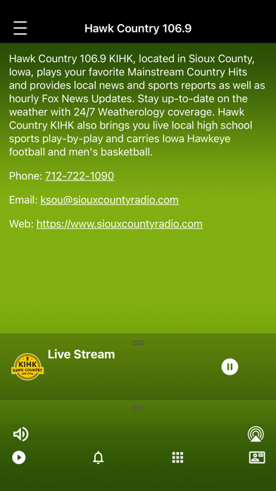 Sioux County Radio Screenshot 4 - AppWisp.com Sioux County Radio Screenshot 4 - AppWisp.com
