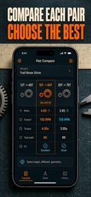 Gear Ratio Calculator & RPM screenshot