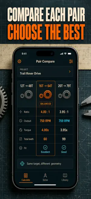 Gear Ratio Calculator & RPM screenshot 4