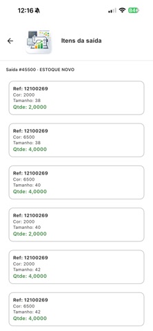 Matriz Produtividade screenshot