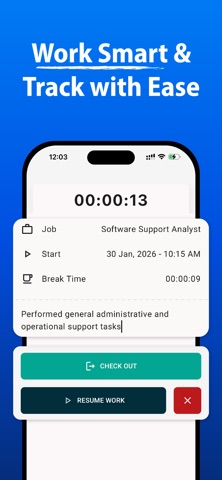 Hours Tracker & Time Tracker Screenshot 1 of 7