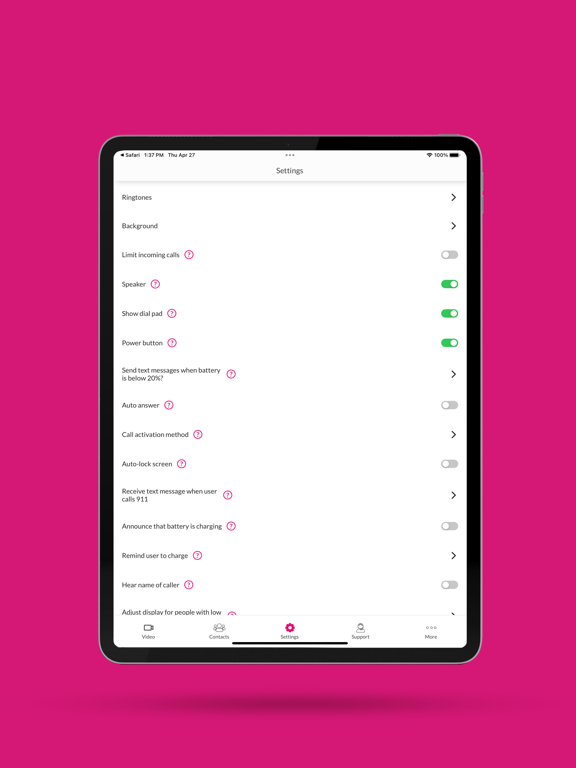 App screenshot