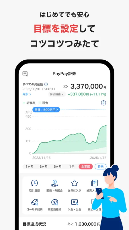 PayPay証券 100円から株や投資信託を購入できる screenshot 4 of 7
