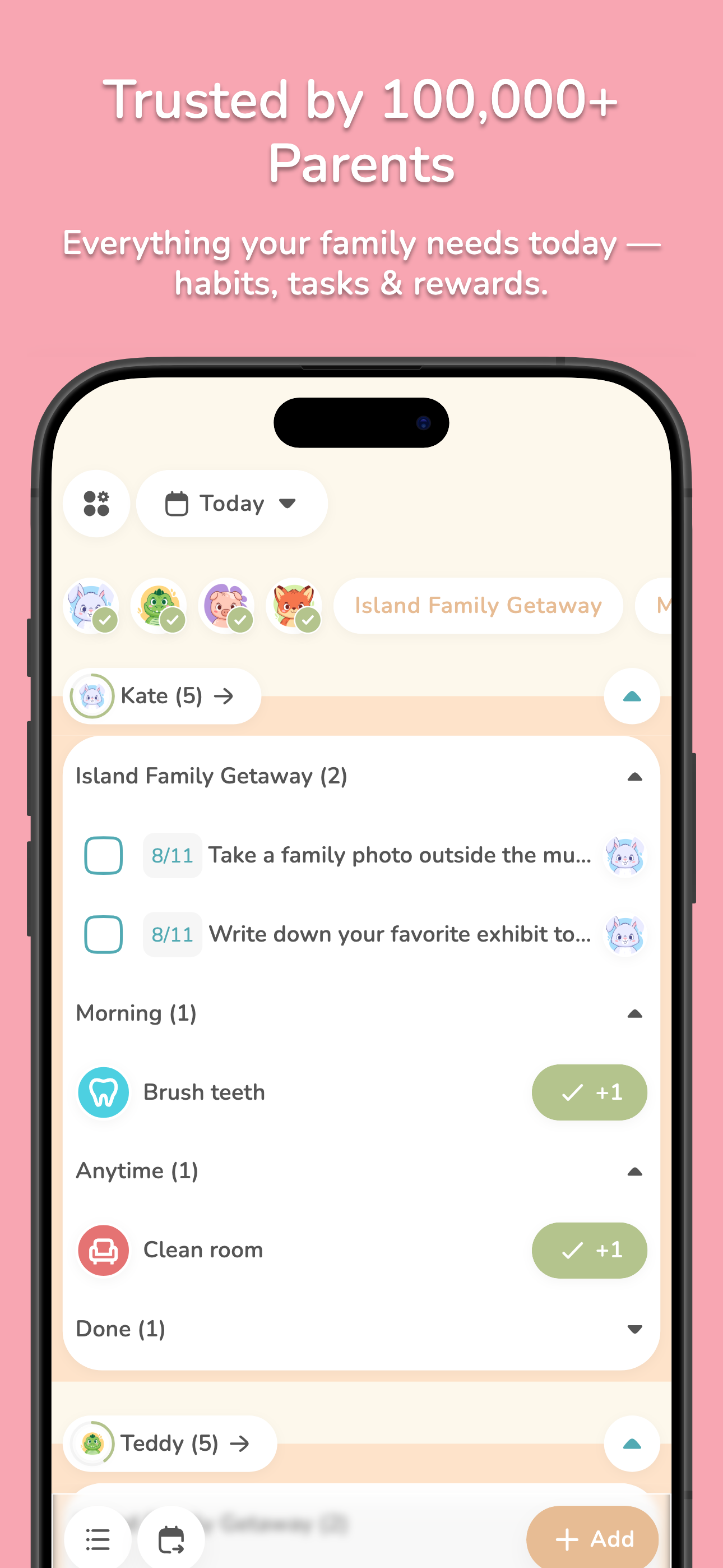 Chore Chart: Family Rewards