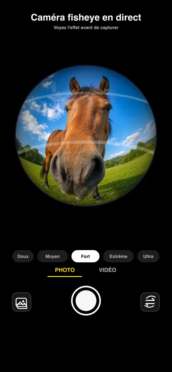 Screenshot #1 pour Caméra Fisheye - WideEye