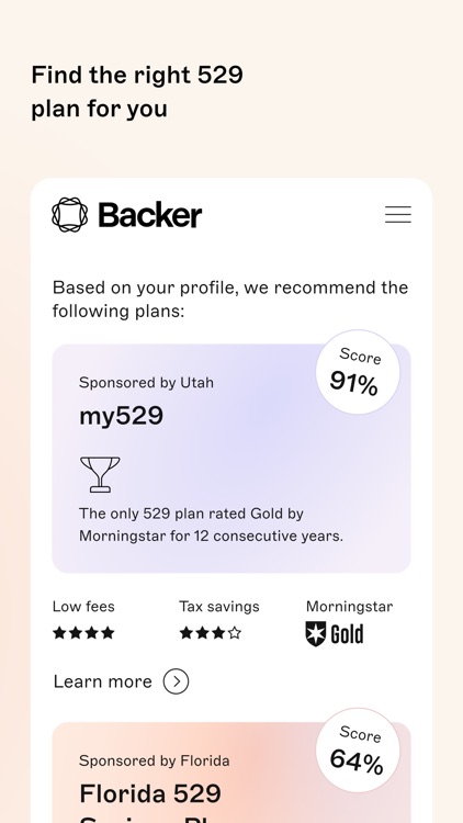 Backer: Smart 529 Savings