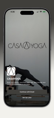 CASAYOGA PR screenshot