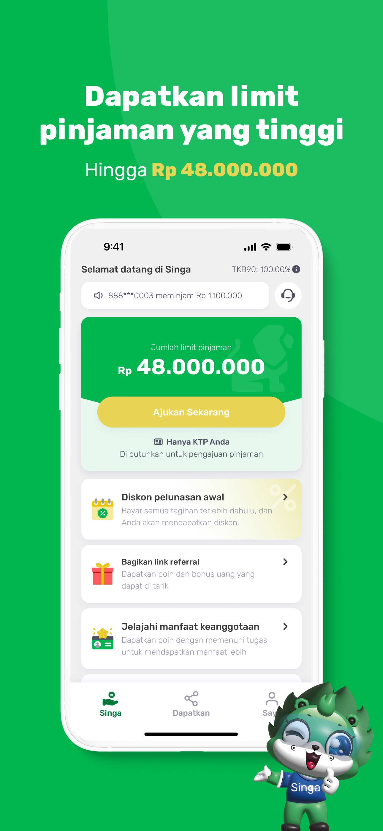 SINGA FINTECH-Pinjaman Daring