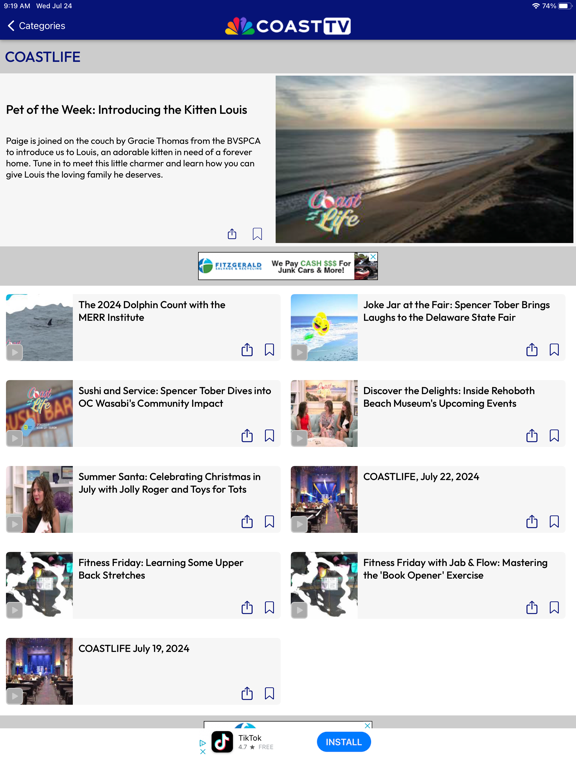 CoastTV News iPad screenshot 4 - News app