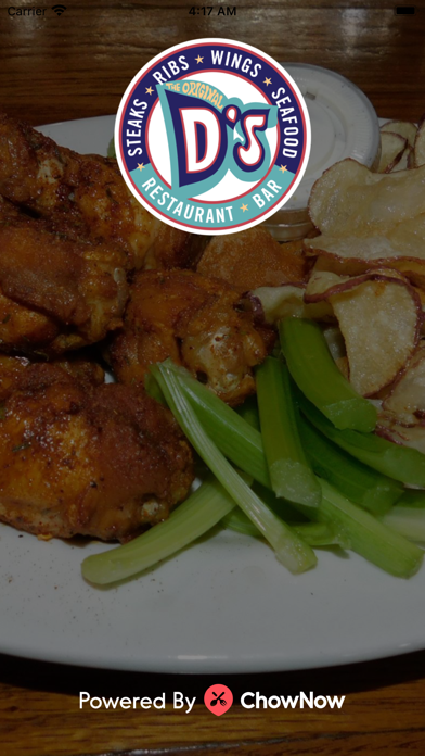 D's Wings iPhone screenshot 1 - Food & Drink app