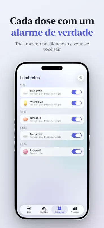 PillSeal: Lembrete de Remédios screenshot 6 of 7