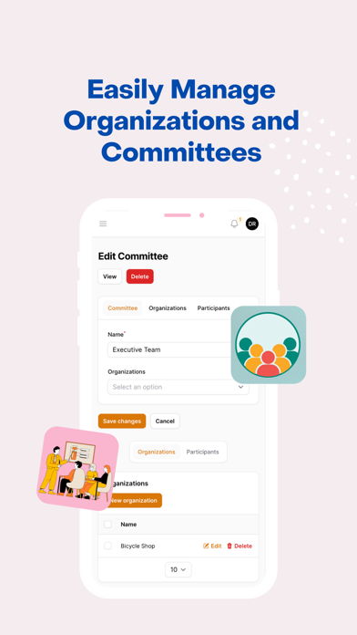 MeetingRSVP iPhone screenshot 3 - Productivity app