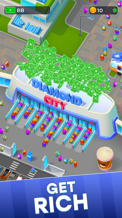 Diamond City: Idle Tycoon Screenshot