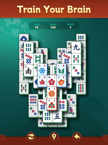 Shanghai Mahjongg Puzzle iPad screenshot