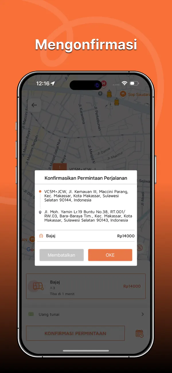 Screenshot #3 pour Maxride: Transportasi & Kurir