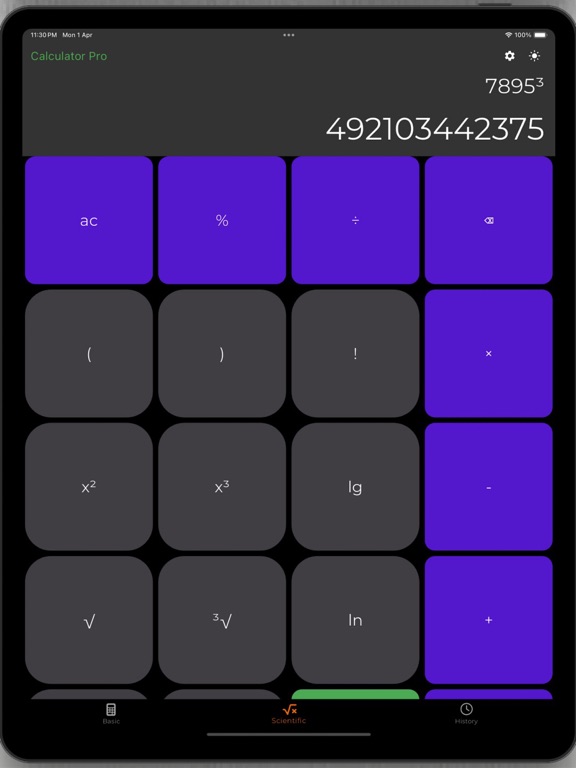 Screenshot #6 pour Calculatrice Calculatrice Pro