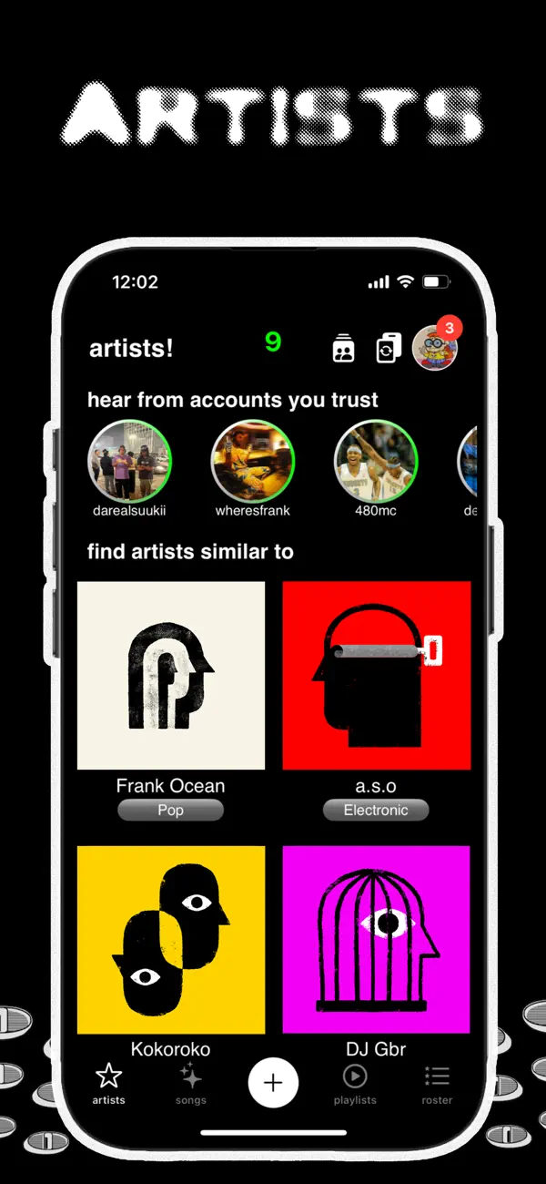 Screenshot #1 pour cosign! find & share music