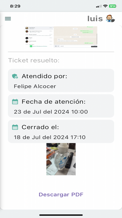 App screenshot