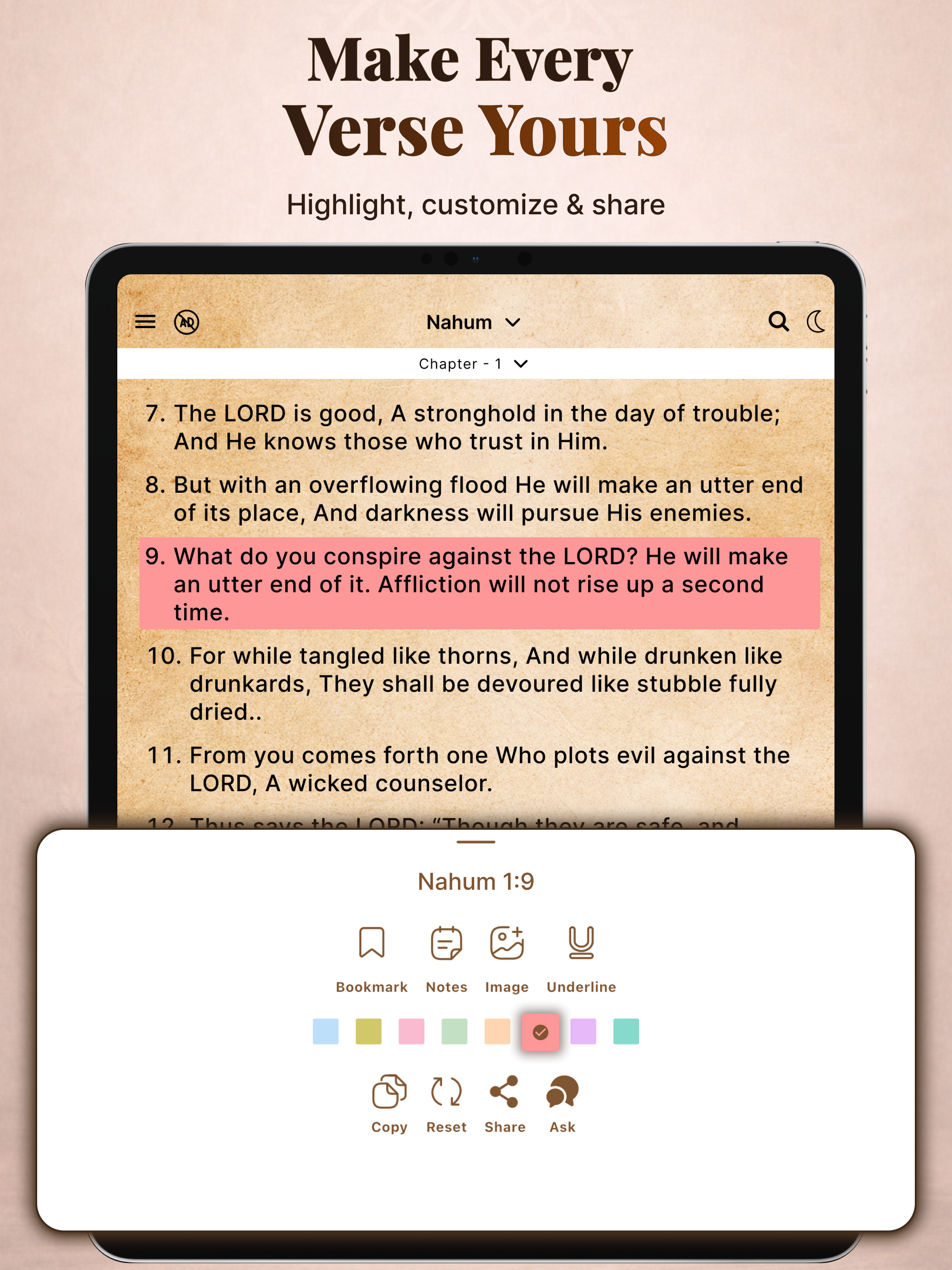 Holy NKJV Bible: Audio + AI screenshot 14