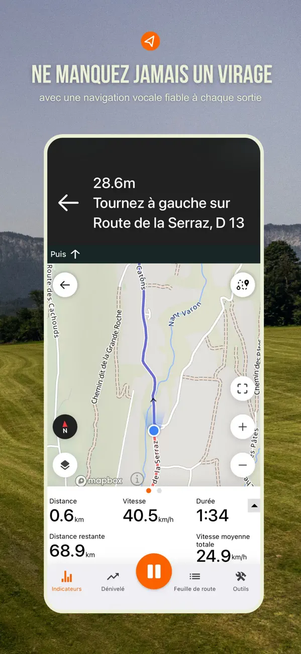Screenshot #2 pour Ride with GPS: Bike Navigation