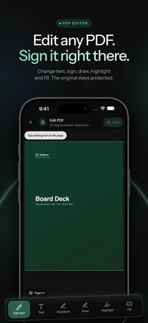 Draftera: AI Document Vault screenshot 4