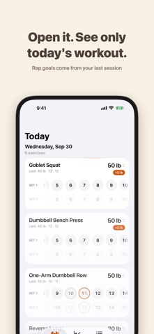 Workout: Progressive Overload Screenshot 2 of 5