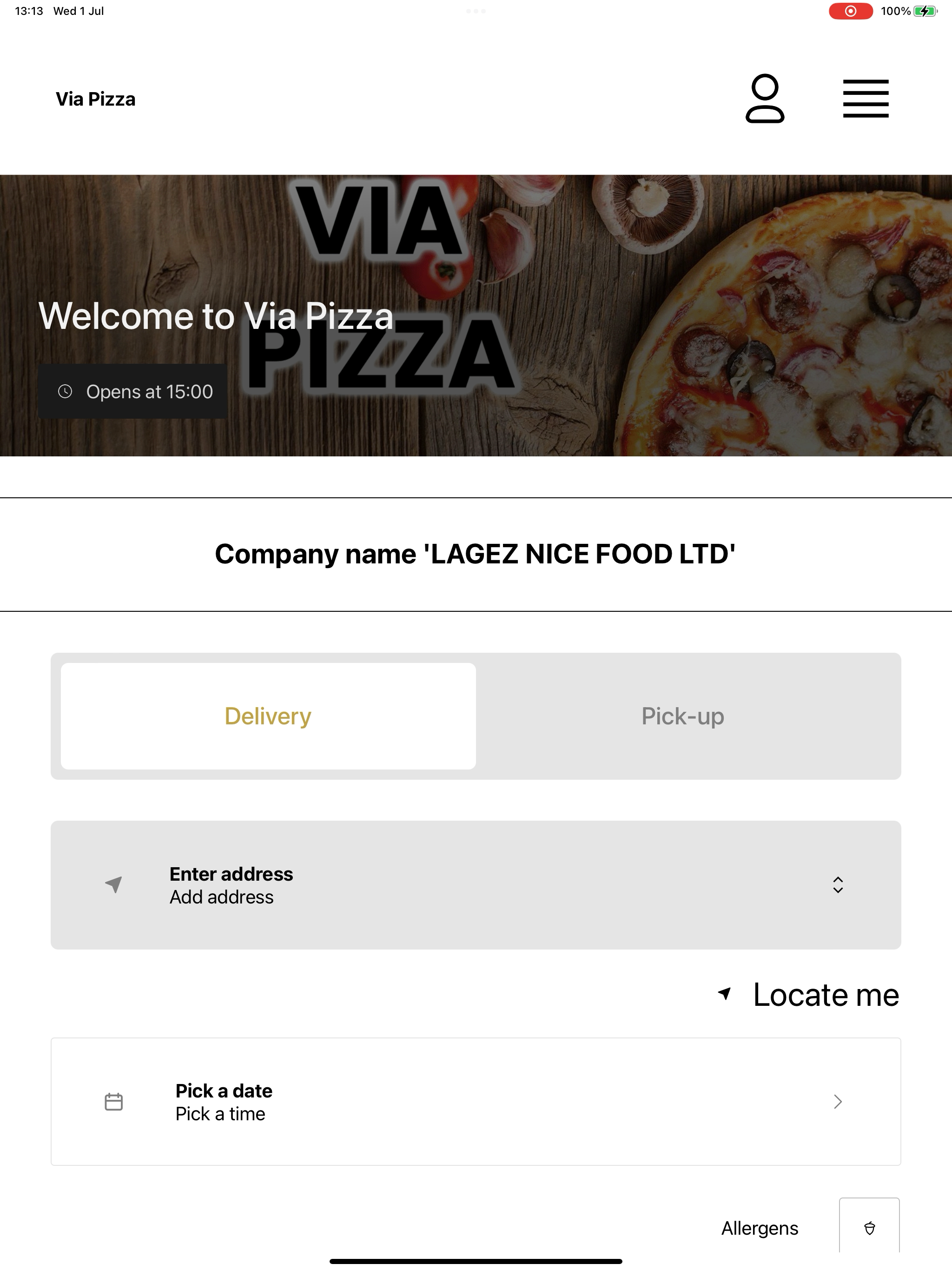 Via Pizza Bootle screenshot 5
