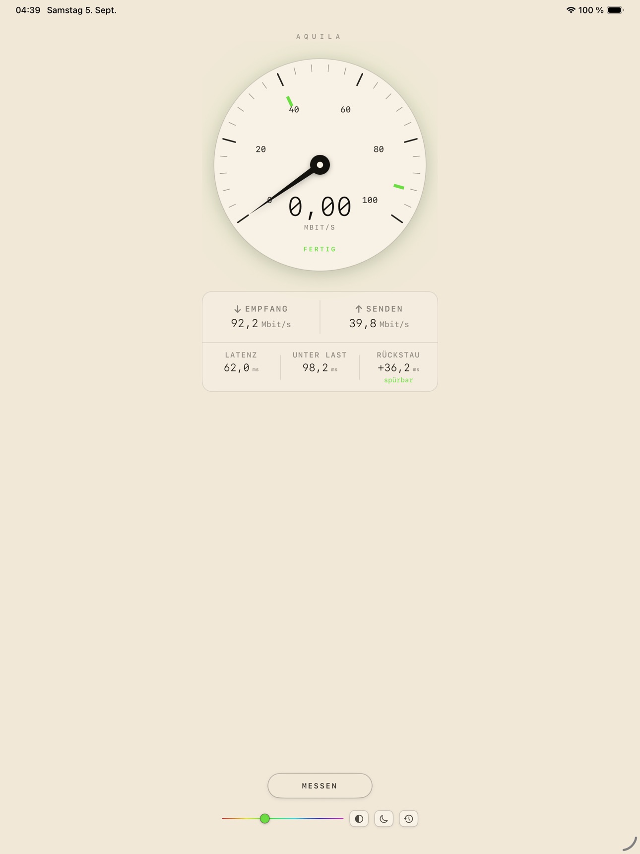 Screenshot 8 of Aquila – Speed & Latency Test