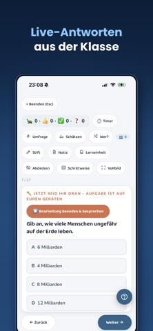 Kopernikus-Lernapp screenshot