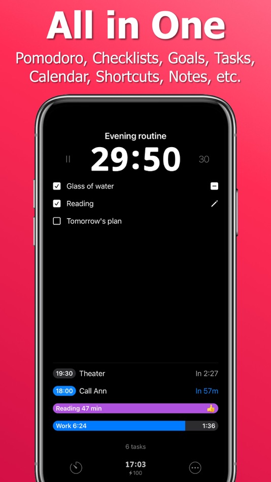 #7. Goals Tracker 24/7 - timeto.me (iOS) Podle: Ivan Medvedev