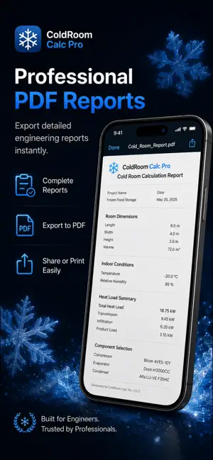 ColdRoomCalc screenshot 2