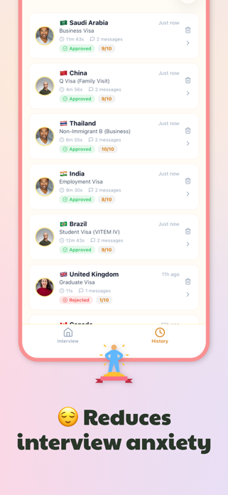 Mock Visa Interview: Visaz AI Screenshot 7 of 7