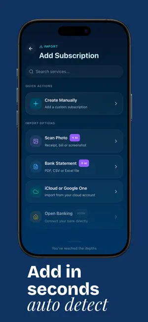 Subscription Tracker: Keel screenshot 3