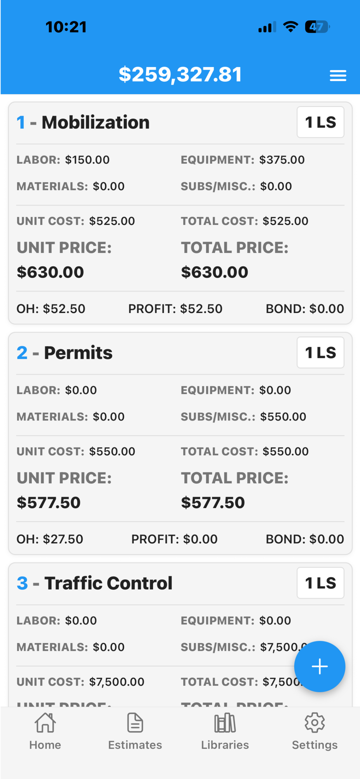 Contractor Estimate Pro