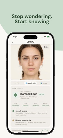 GLOWD — Face Score & Glow Up screenshot